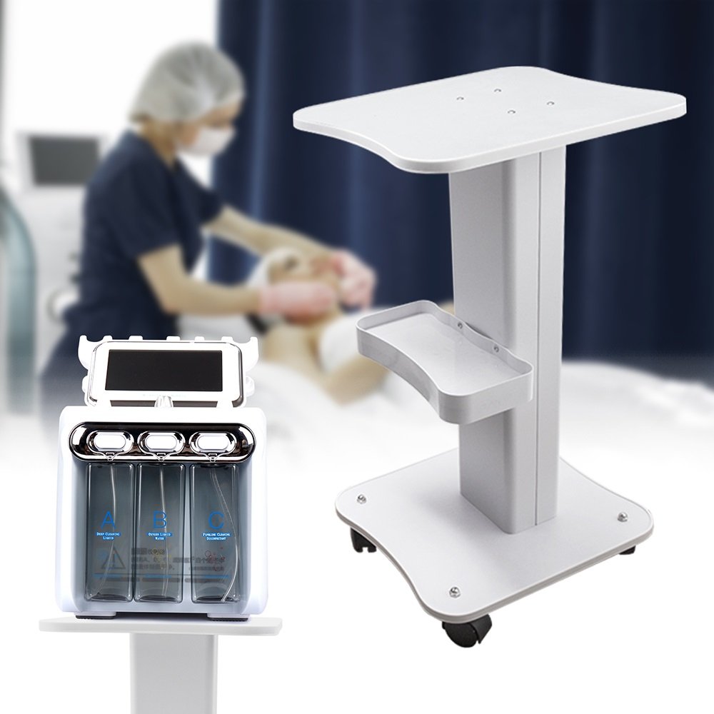 2023 Hot Sale Iron Trolley Stand For Cavitation Rf Beauty Slim Machine Salon Furniture Beauty Rolling Trolley Cart