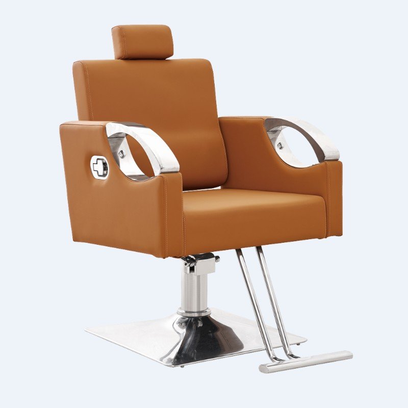 Factory Supply 360 Degree Rotate Color Can Customize PVC PU Leather Material Barber Chair