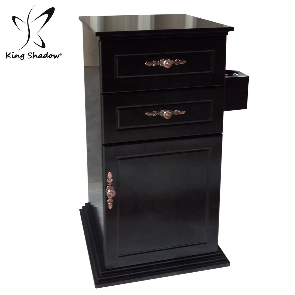 Kingshadow Barber Nail Equipment Salon Trolley Cart Tool Trolley Storage Cabinet