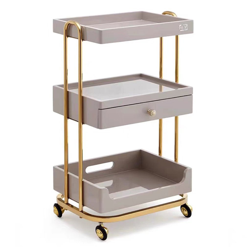 TS Hair salon trolley storage tray trolley household spa salon trolley