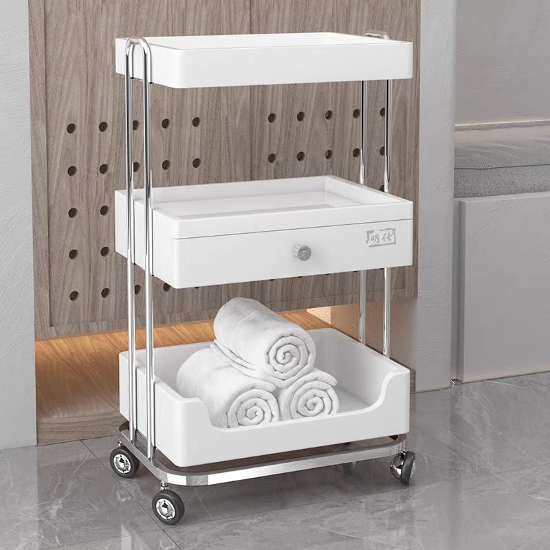 TS Hair salon trolley storage tray trolley household spa salon trolley