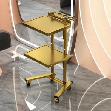Hair salon trolley stainless steel nail trolley Medical trollay new arrival salon tray QZ-T163