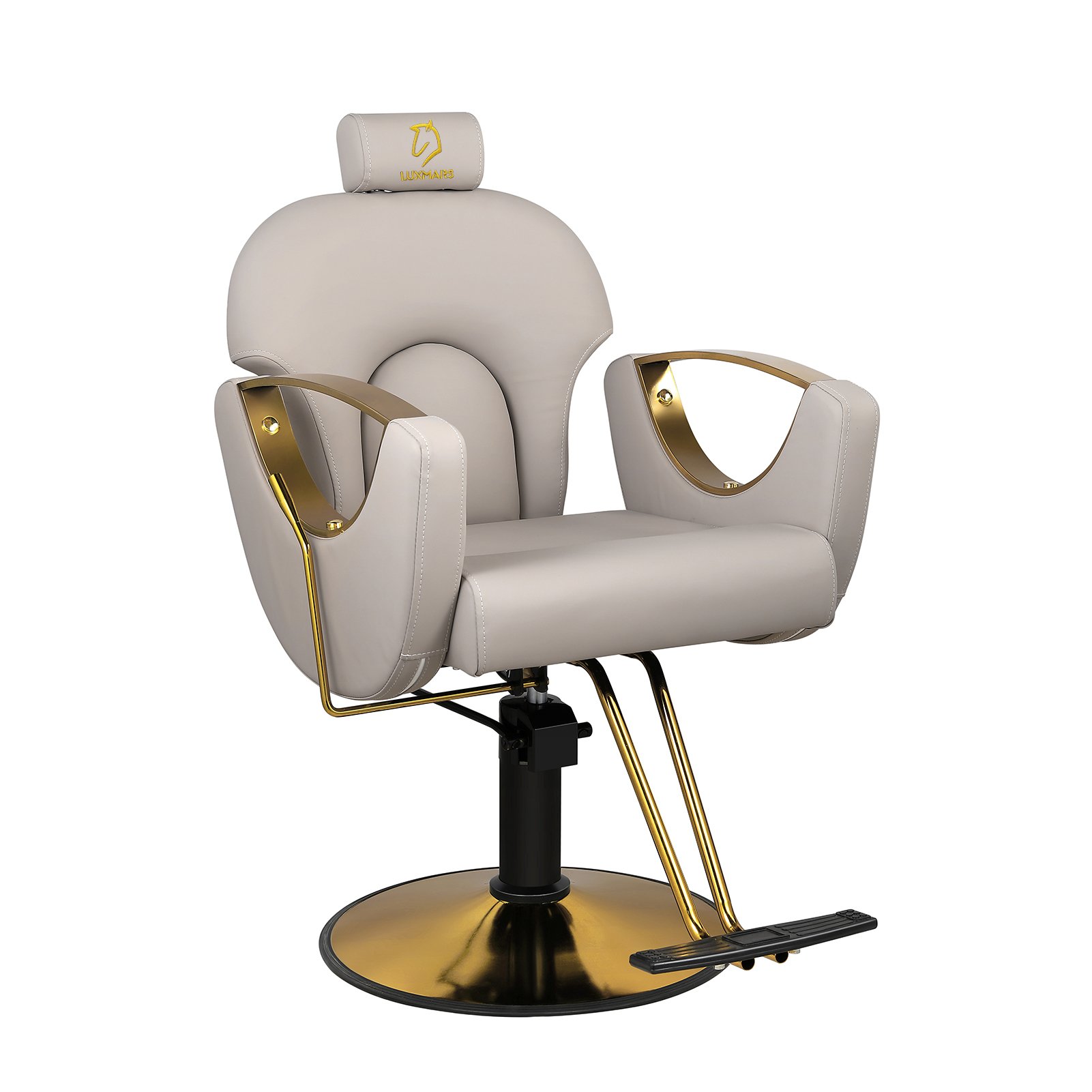 Space-Saving Modern Salon Barber Chair For Hair Styling