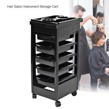matrix extension drawer friseur black hairdressing barber working beauty hair salon cart furniture trolley