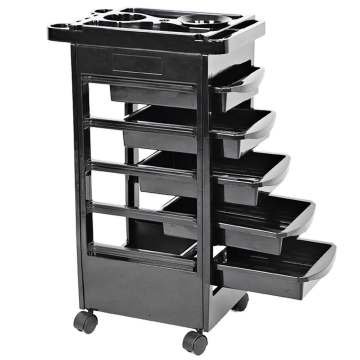 matrix extension drawer friseur black hairdressing barber working beauty hair salon cart furniture trolley