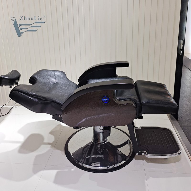 Wholesale Electric Hairdressing Barber Shop Chair Hair Cutting Salon Furniture Reclining Barber Chair