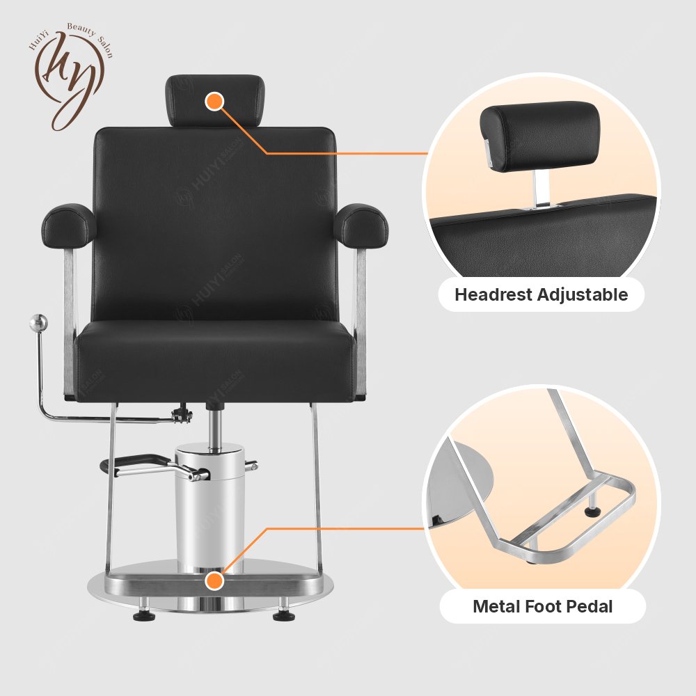New Design Beauty Salon Furniture Styling Reclining Barber Chair for Sale LC334