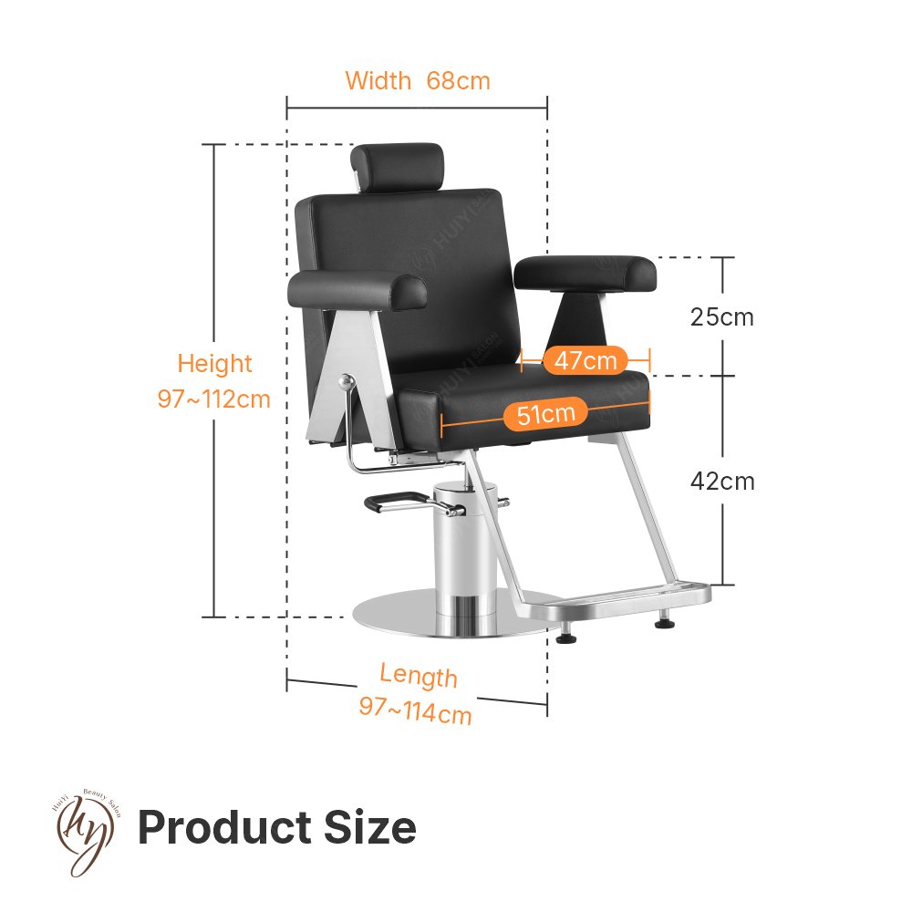 New Design Beauty Salon Furniture Styling Reclining Barber Chair for Sale LC334