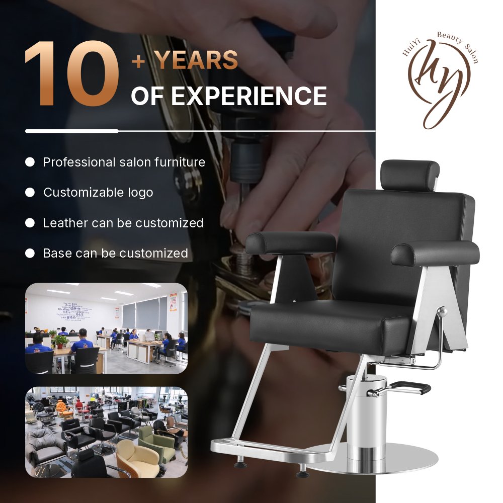 New Design Beauty Salon Furniture Styling Reclining Barber Chair for Sale LC334