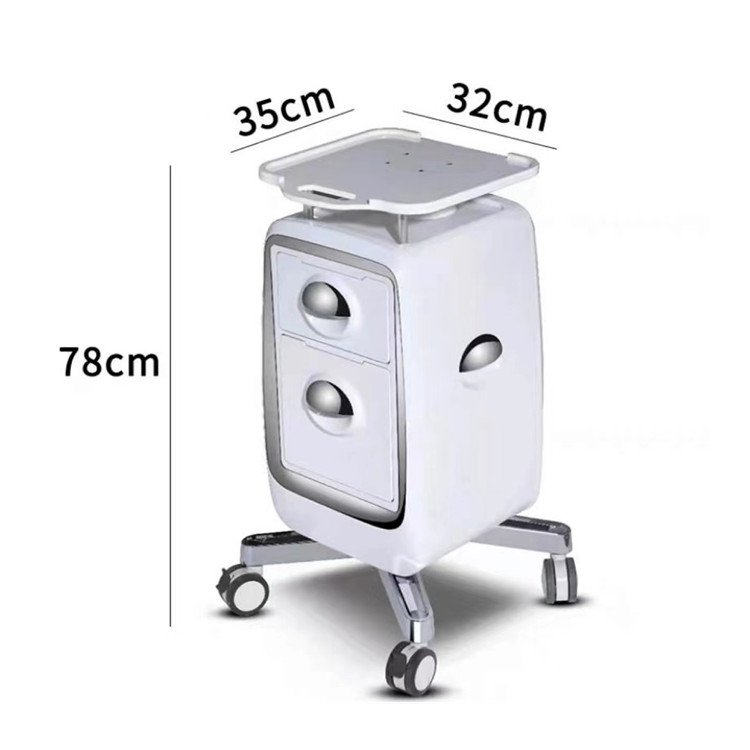 Beauty salon equipment trolley bubble carts water light skin management storage bracket mobile nail cart