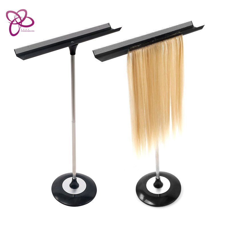 salon wholesalers portable braiding rack wig stand display For Women hair extension holder
