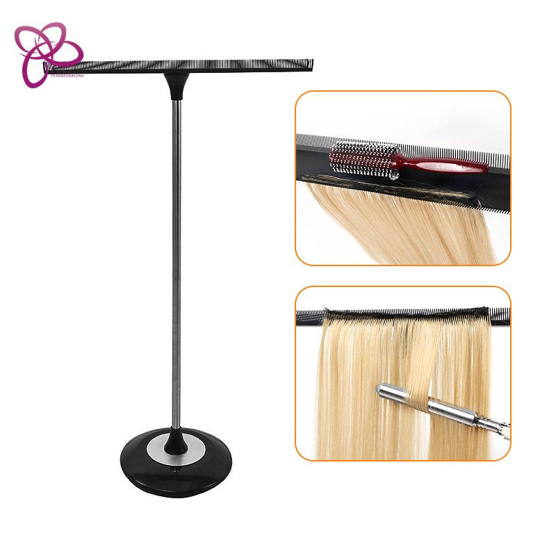 salon wholesalers portable braiding rack wig stand display For Women hair extension holder