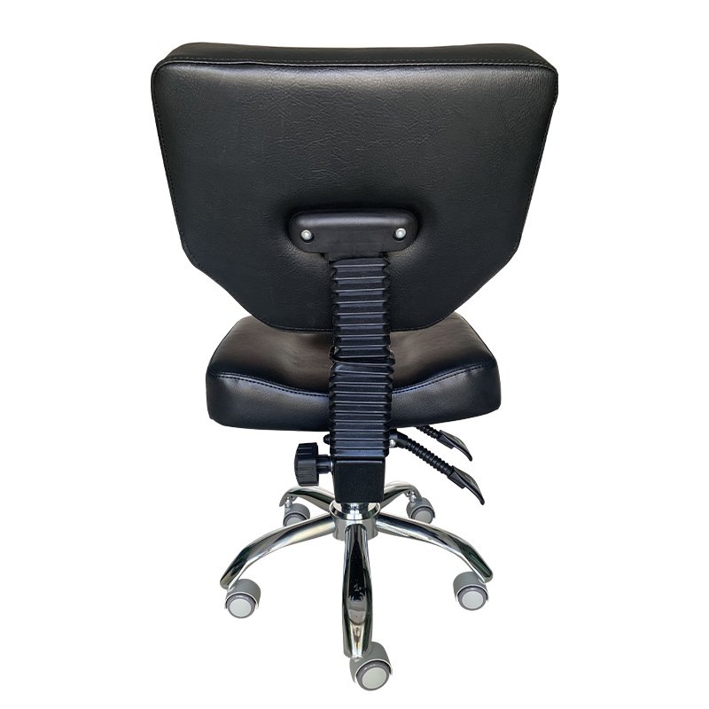 Nail Salon Pedicure Stool BLACK Pedicure Chair Short Adjustable Comfort Pneumatic Pump Salon Furniture & Equipment