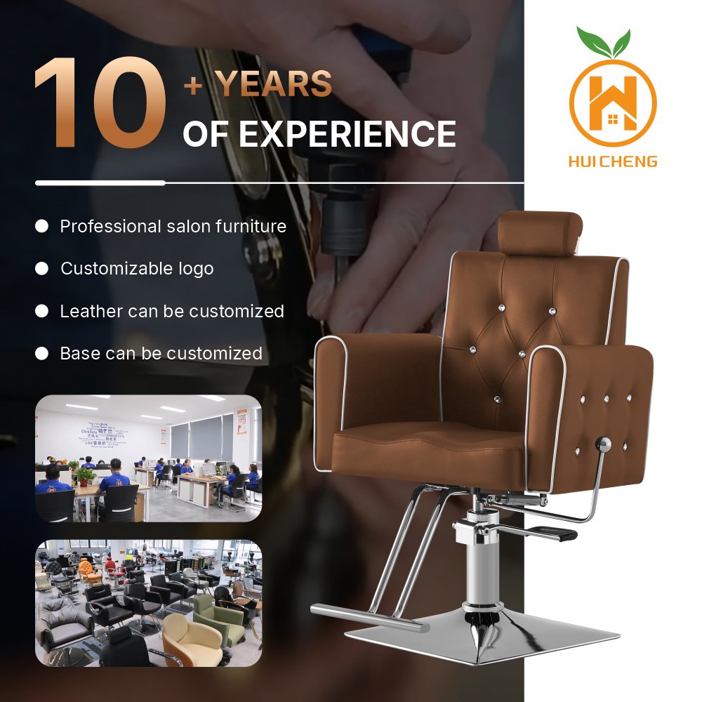 LC076 High quality comfortable adjustable reclining barber chair