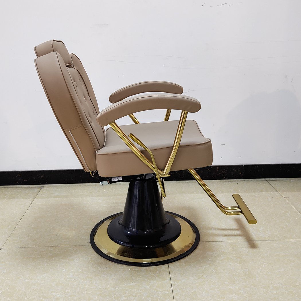 Luxury Design Beauty And Hair Salon Furniture Equipment Waiting Portable Barber Styling Chair For Women Man