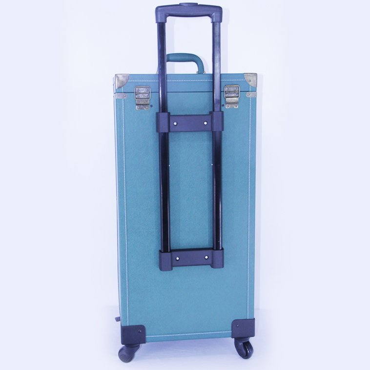 Pro salon hairdressing trolleys hairdresser hair tool organizer storage makeup train case beauty box with trolley for stylist