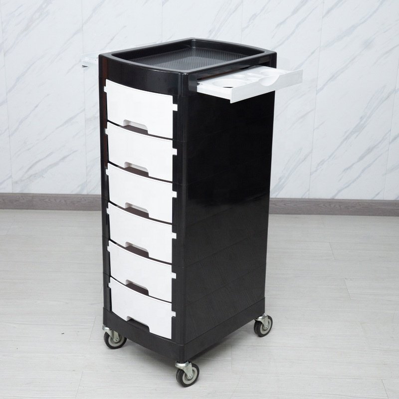 Barber salon trolley beauty spa salon equipment shell hardware ironware metal trolley carts