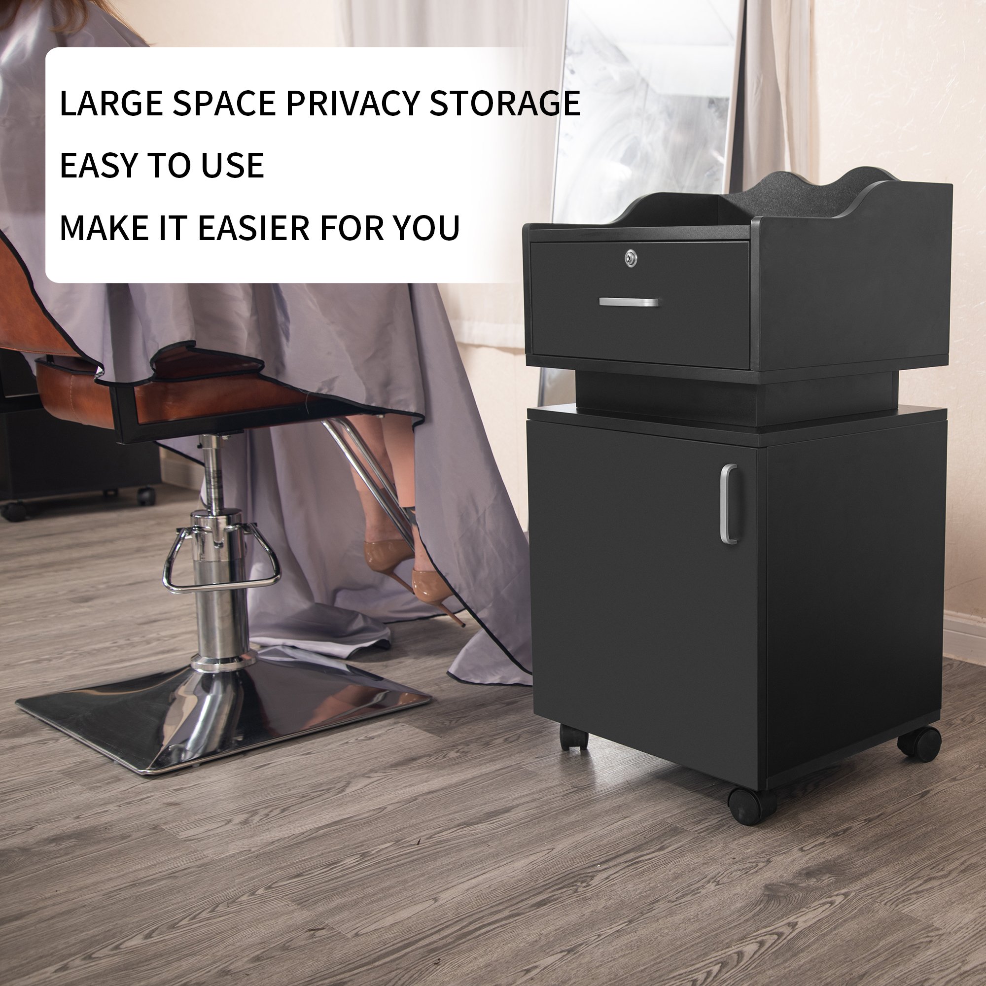 The Hot Sales Salon Beauty Trolley for Salon Carts Luxury Things Gold Gym Hair Salon Trolley Cart