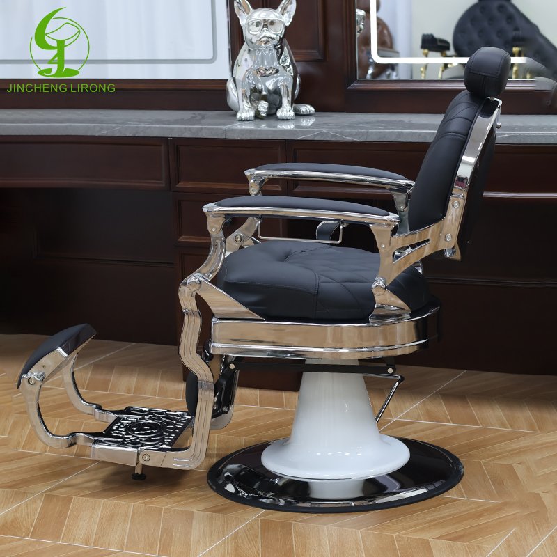 JINCHENG Salon Furniture Modern Multi-function Comfortable Salon Furniture Full Three Barber Chairs Three Stations