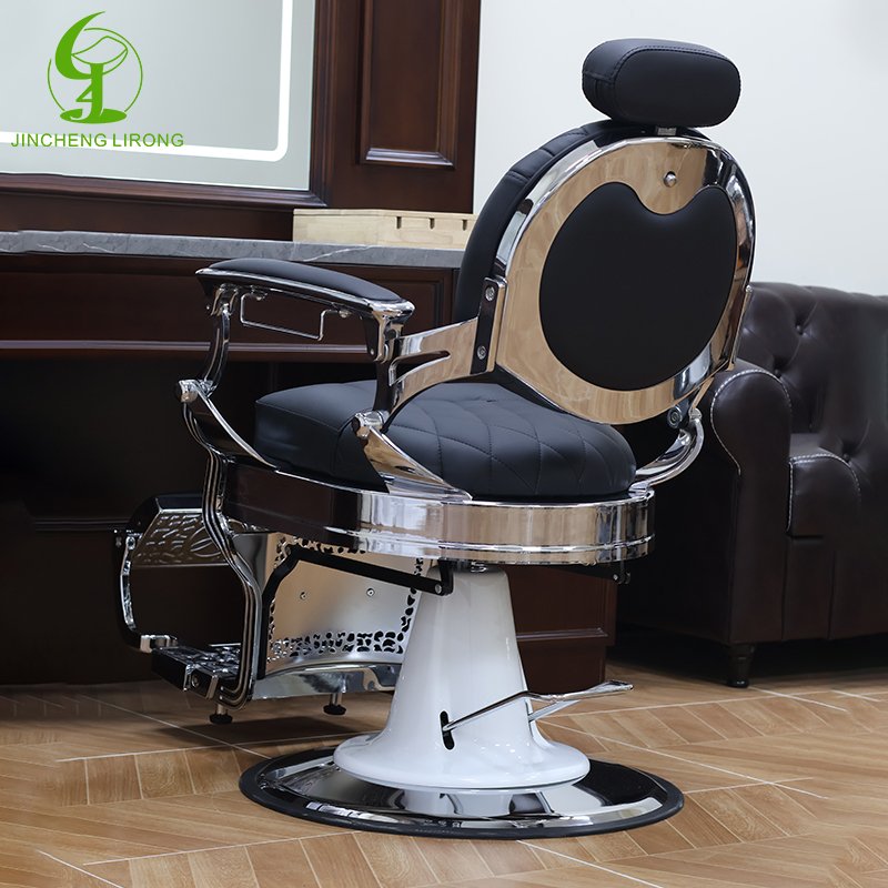JINCHENG Salon Furniture Modern Multi-function Comfortable Salon Furniture Full Three Barber Chairs Three Stations