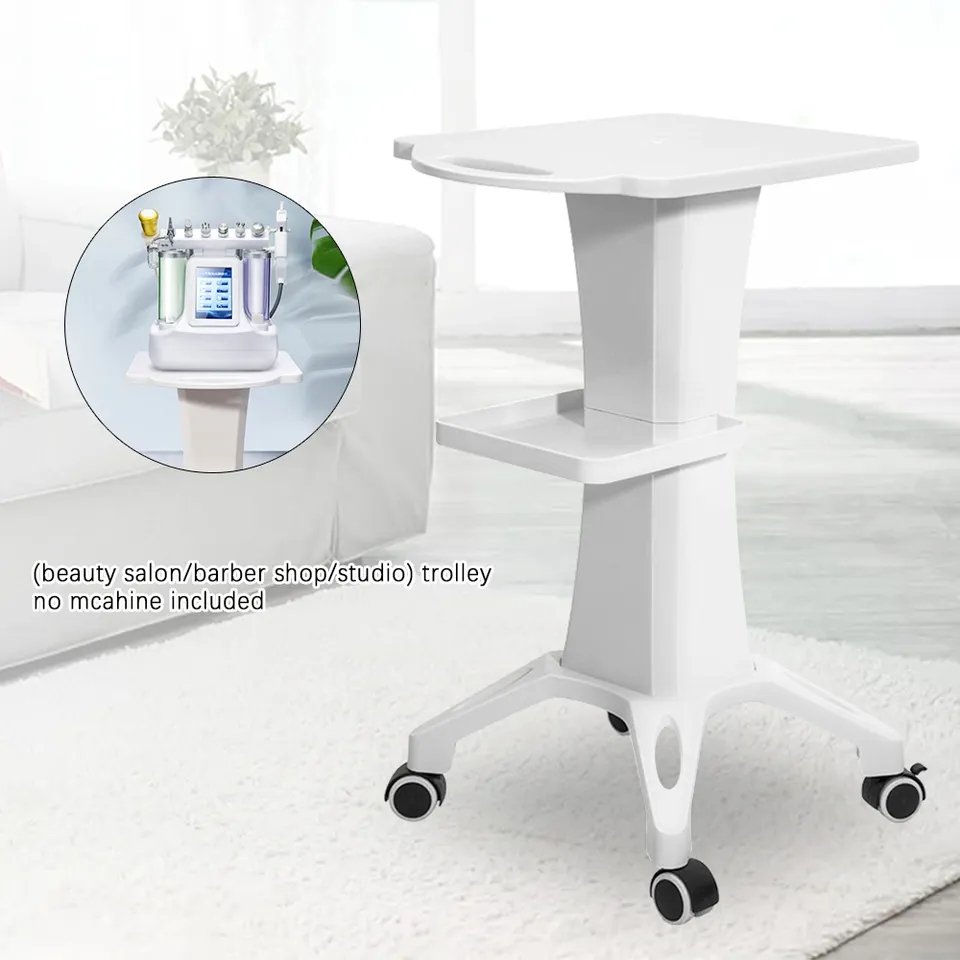 Desktop Beauty Machine Rolling Wheel Storage Rack Salon Household Spa Trolley Spa Cart