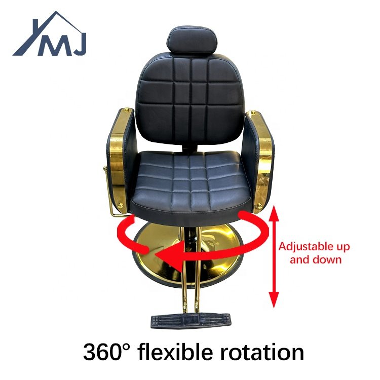 Modern Beauty Salon Furniture Head Spa Adjustable Lift Rotatable Hydraulic Barber Chair