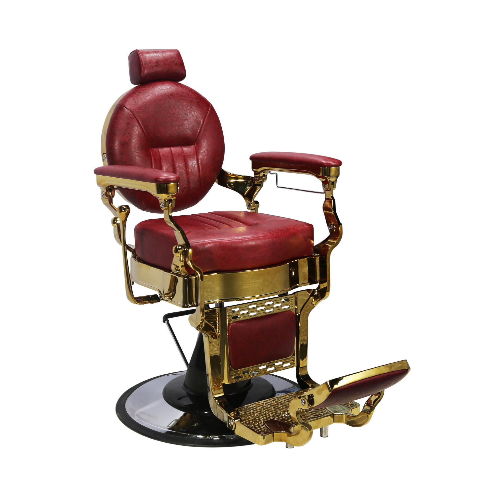 Professional Wholesale Salon Furniture Durable Best Barbershop Gold Barber Chair