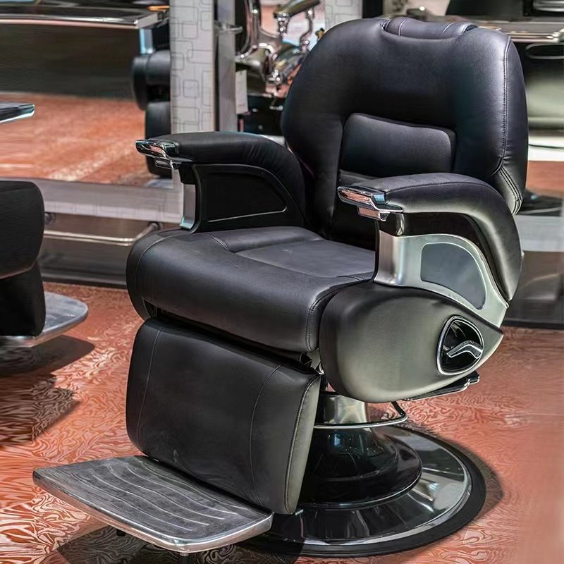 Hot Sale Antique Heavy Duty Hydraulic Stainless Steel Vintage Beauty Furniture Styling Hair Salon Barber Chair