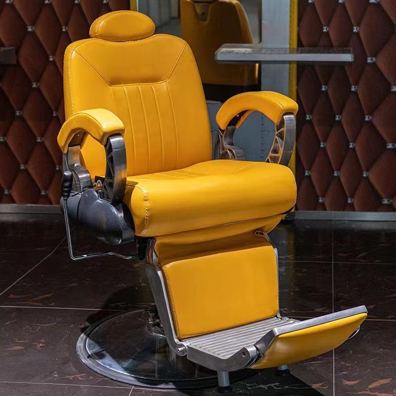 Hot Sale Antique Heavy Duty Hydraulic Stainless Steel Vintage Beauty Furniture Styling Hair Salon Barber Chair