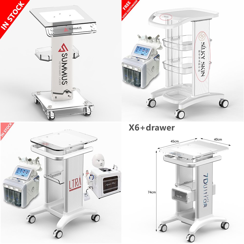 XNY Factory Salon Spa Trolley Small Bubble Facial Machine Trolley laser physiotherapy machine trolley