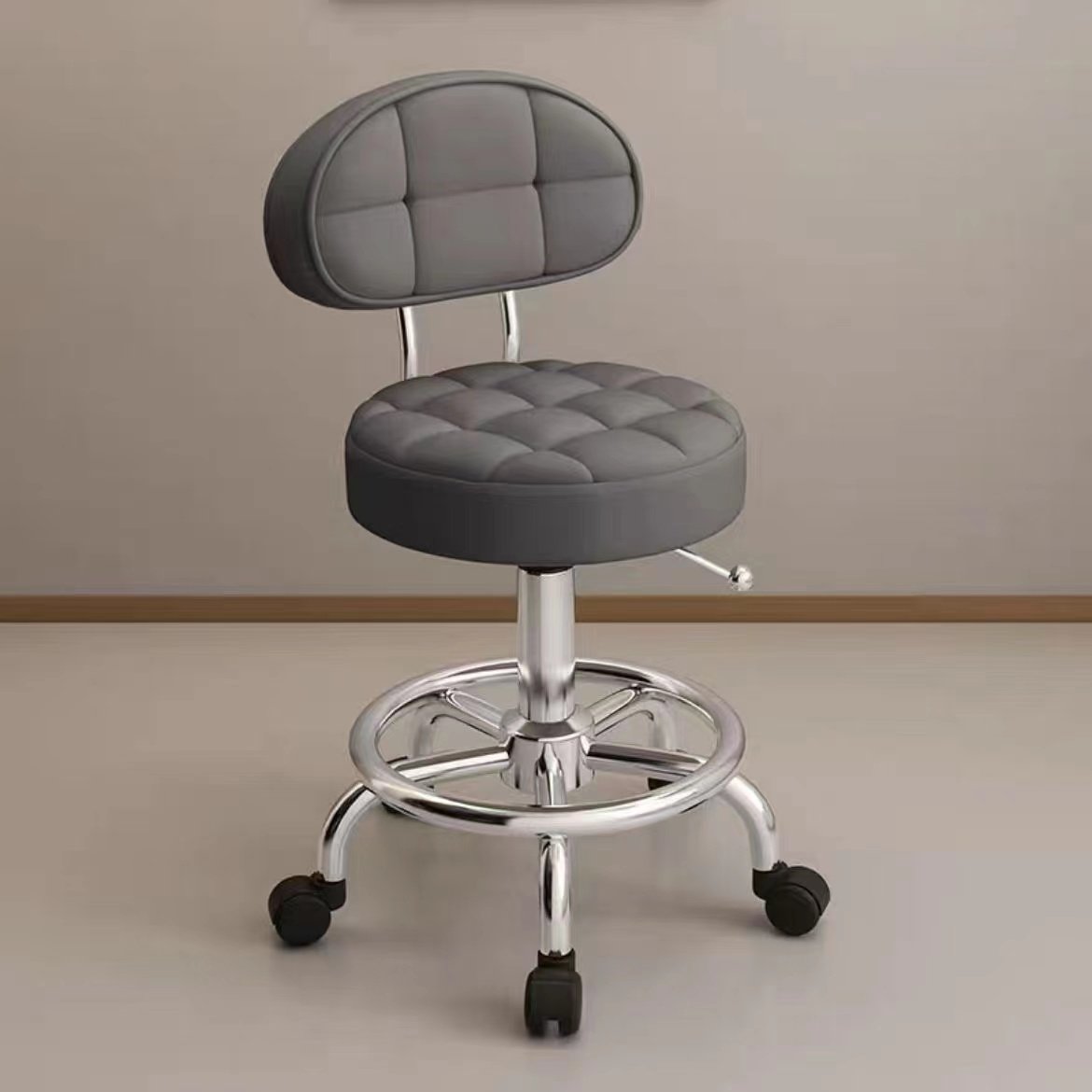 Beauty Stool for Sale Beauty Barber Chair Raised and Lowered Round Stool Barbershop Hair Salon Chair Moved Nail Stool