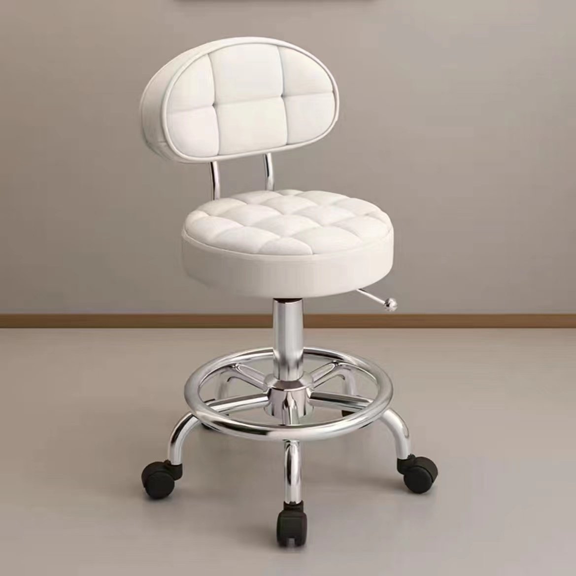 Beauty Stool for Sale Beauty Barber Chair Raised and Lowered Round Stool Barbershop Hair Salon Chair Moved Nail Stool