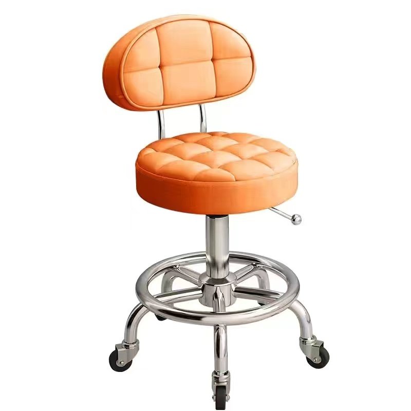 Beauty Stool for Sale Beauty Barber Chair Raised and Lowered Round Stool Barbershop Hair Salon Chair Moved Nail Stool