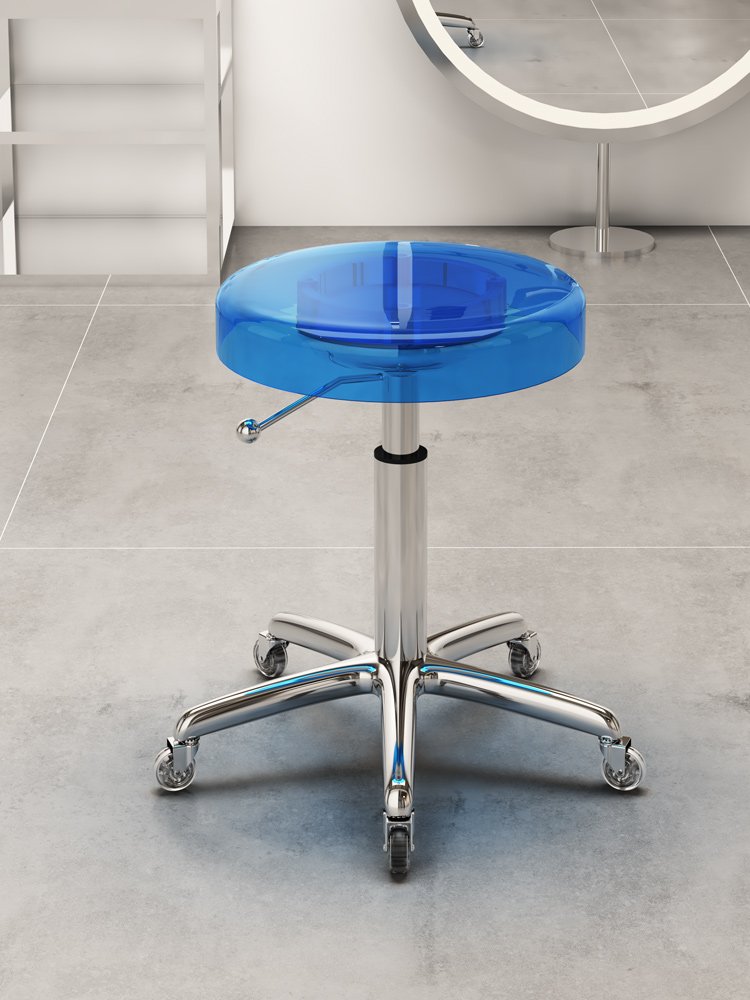 High quality acrylic seat aluminum alloy bottom salon bench lifting disc made in China
