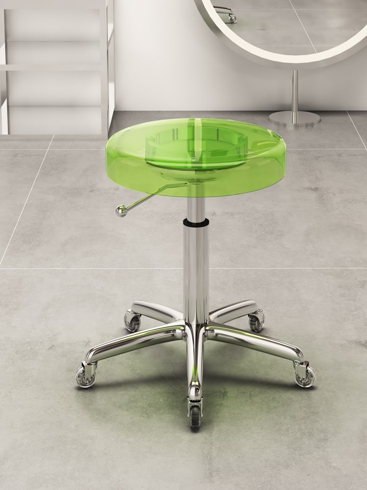 High quality acrylic seat aluminum alloy bottom salon bench lifting disc made in China