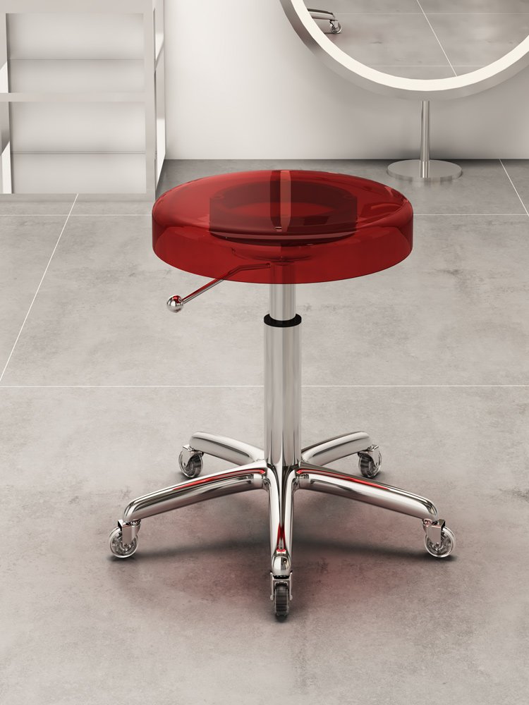 High quality acrylic seat aluminum alloy bottom salon bench lifting disc made in China