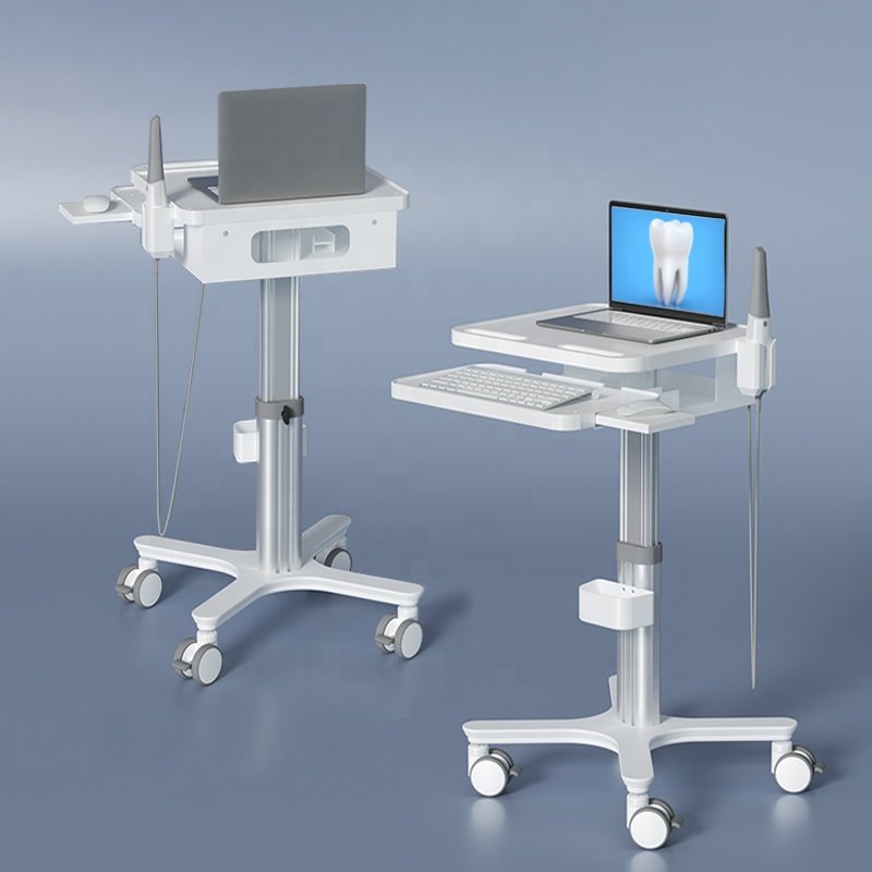 Medical Dental Device Laptop Cart With Socket Clinic Machine Trolley Stand Beauty Salon Aesthetic Spa Trolley Hand Carts
