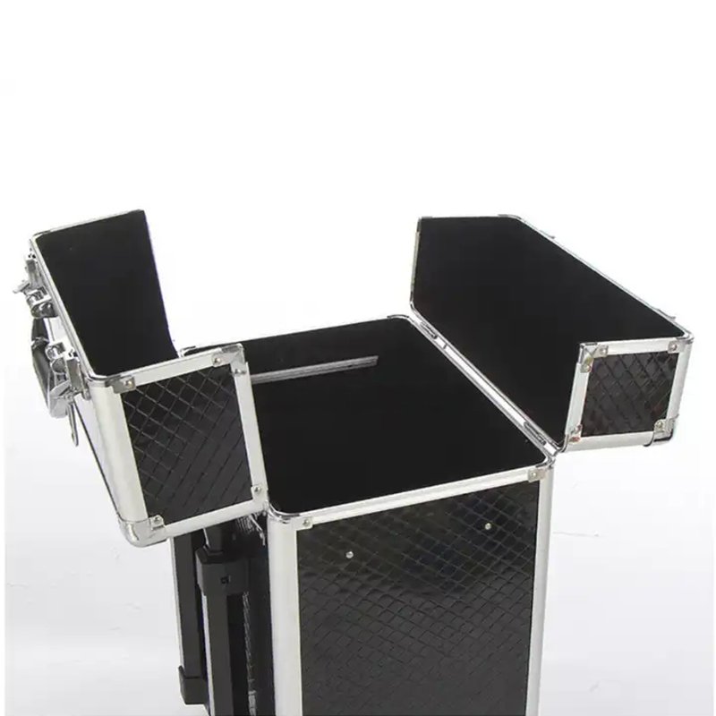 Professional, high-quality, safe and harmless three-layer makeup case, nail salon travel case
