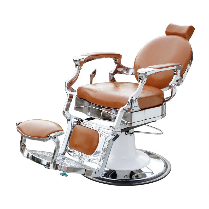 cheap barber chair customized hair chair salon equipment beauty metal barber supplies silver hairdressing chairs