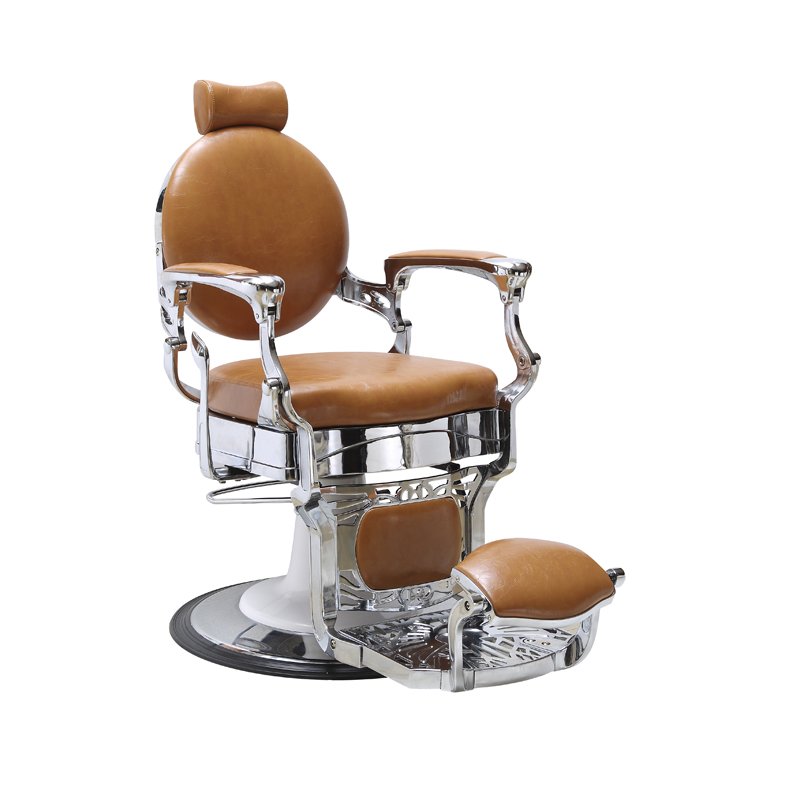 cheap barber chair customized hair chair salon equipment beauty metal barber supplies silver hairdressing chairs