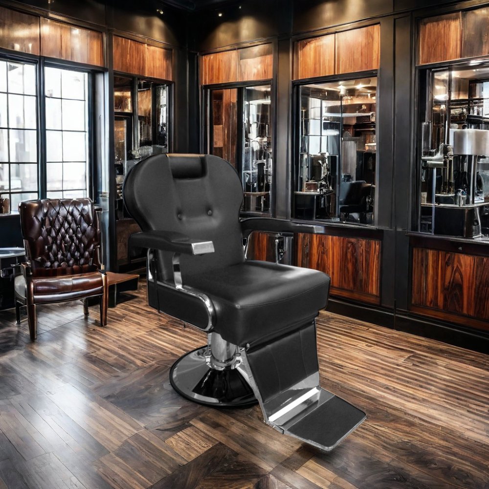 WB-31812 Hydraulic Barber Chair for Salon PVC Leather Hair Styling Chair Beauty Dining Furniture