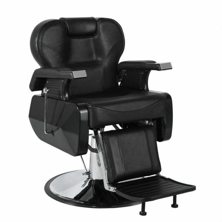 Exclusively Upscale Leather Metal Barber Chairs for Hairdressing Studios for Beauty Salons & Hairdressing Experiences