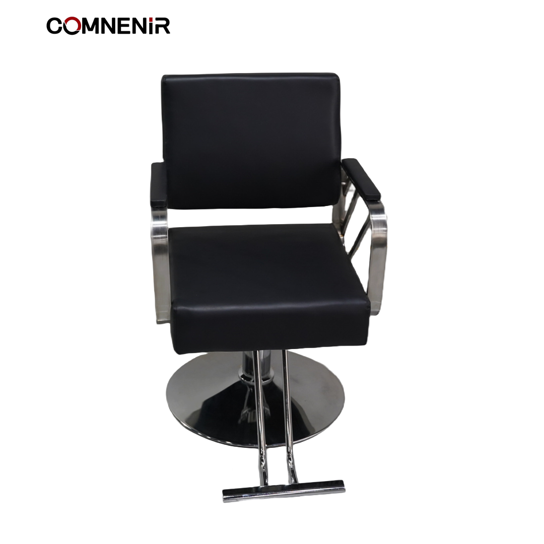 saloon chair beauty kids salon chair Black Flat Seat Barber washing salon waiting chairs furniture