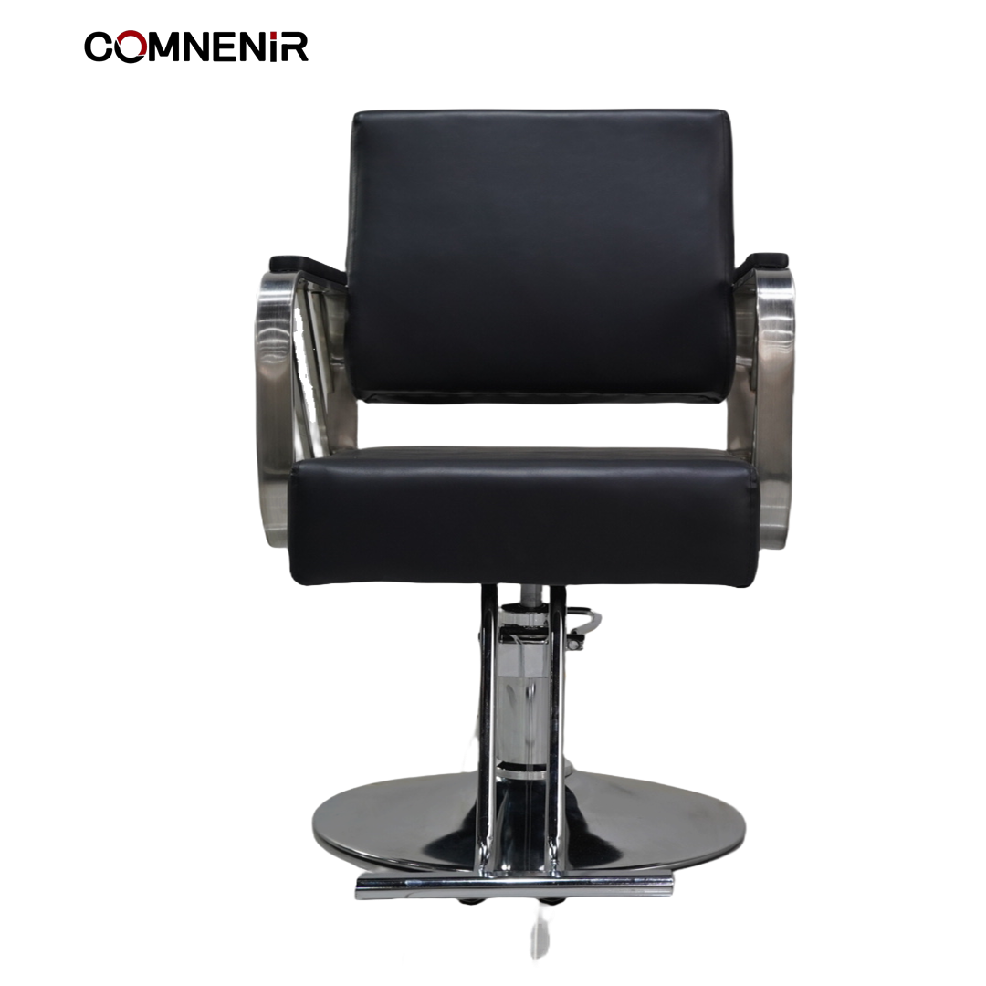 saloon chair beauty kids salon chair Black Flat Seat Barber washing salon waiting chairs furniture