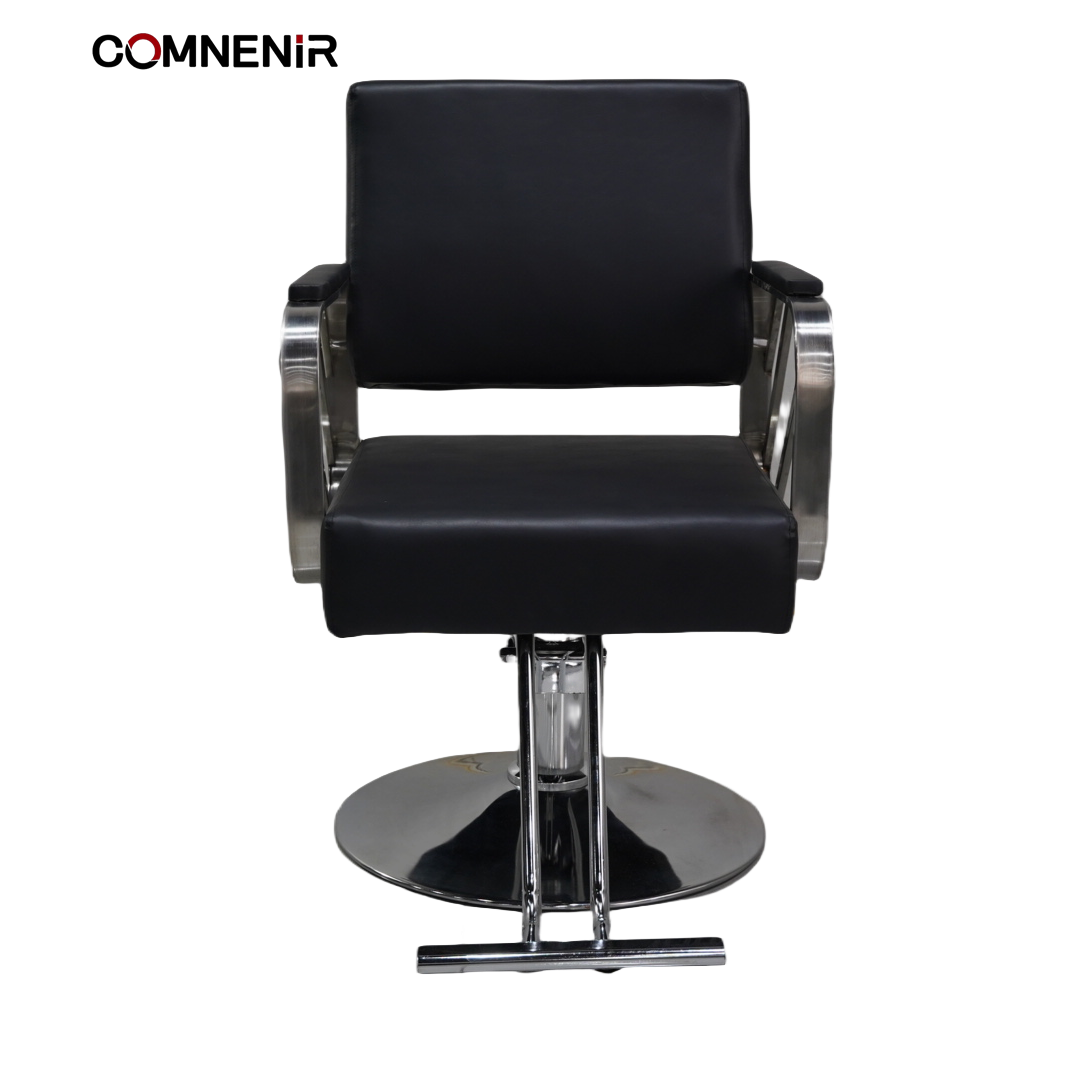 saloon chair beauty kids salon chair Black Flat Seat Barber washing salon waiting chairs furniture
