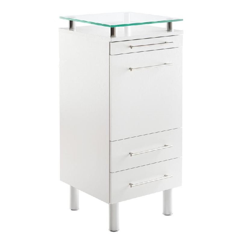 2021 New European Custom Styling Heavy Duty White High Gloss Salon Trolley Wooden Salon Trolley