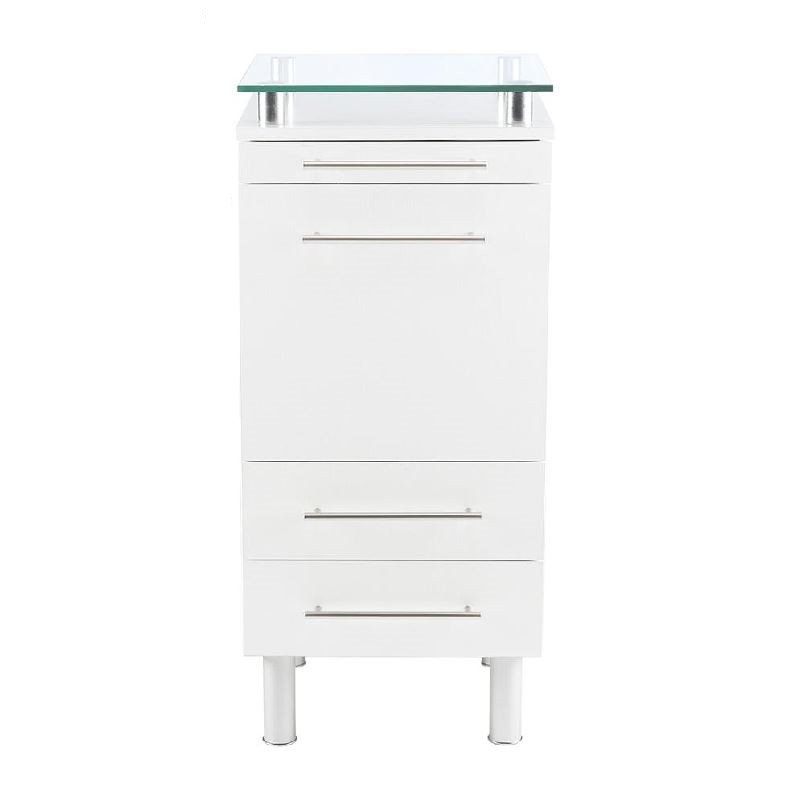 2021 New European Custom Styling Heavy Duty White High Gloss Salon Trolley Wooden Salon Trolley