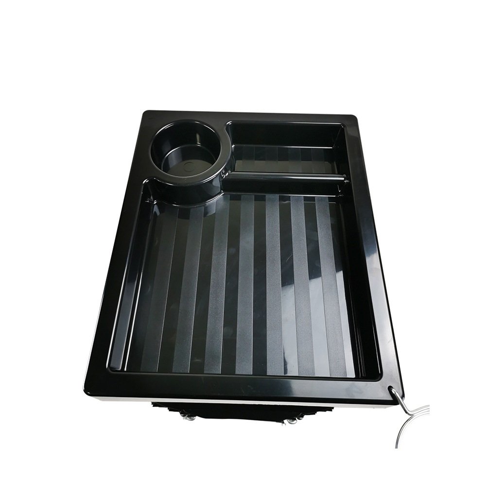 Modern design hair salon trolley with plastic storage tray Spa hair trolley for barber store Home living room Gym use