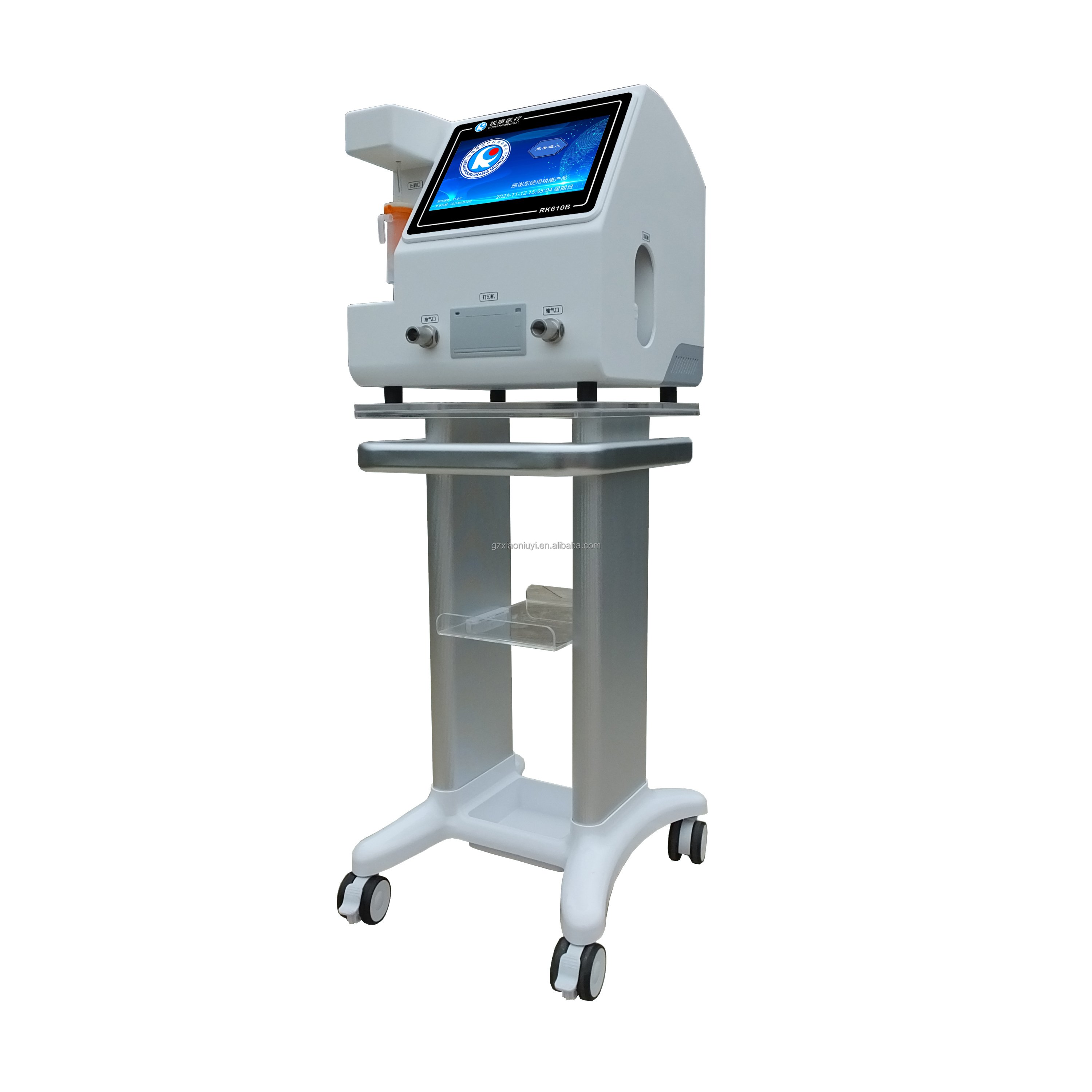Factory Price White Portable Laser heavy duty machine trolley medical trolly IPL ND YAG laser ems RF machine trolly stand