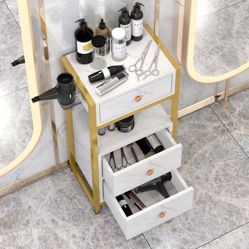 Kelly Barber furniture Hair Salon Cabinet multi-functional shelving tool cabinet salon stations